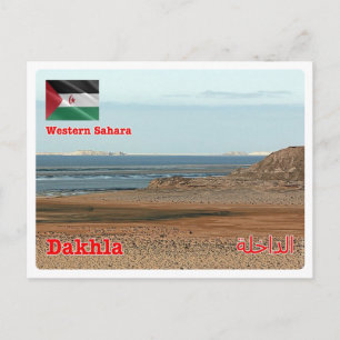 Cartão Postal Sara Ocidental - Baía de Dakhla -
