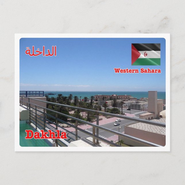 Cartão Postal Sara Ocidental - Dakhla - (Frente)