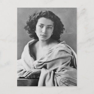Cartão Postal Sarah Bernhardt em fantasia, c.1860