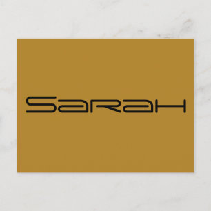 Cartão Postal Sarah, personagem de Orphan Black, carta geométri