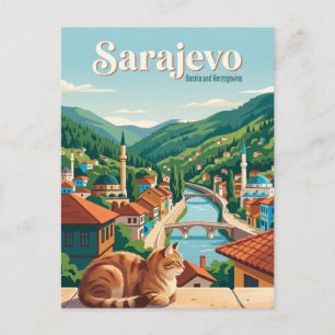 Cartão Postal Sarajevo Bósnia e Herzegovina