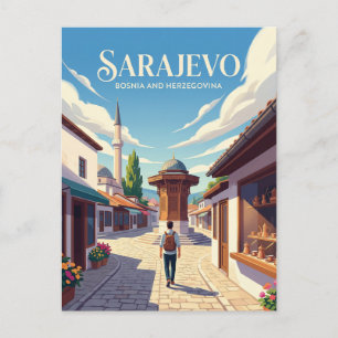 Cartão Postal Sarajevo Bósnia e Herzegovina
