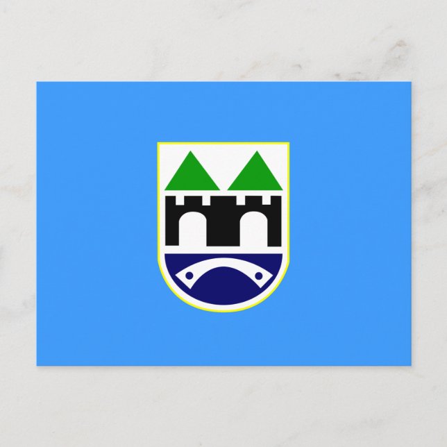 Cartão Postal Sarajevo Flag (Frente)