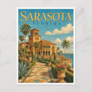 Cartão Postal Sarasota Flórida GeoSaga