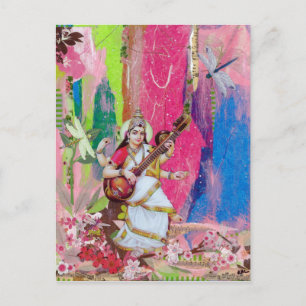 Cartão Postal Saraswati