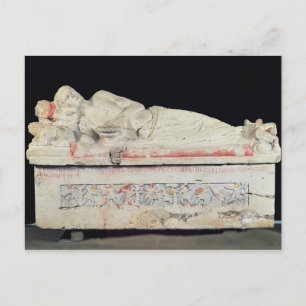 Cartão Postal Sarcófago, Etruscan