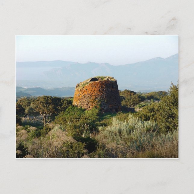 Cartão Postal Sardegna, Nuraghe (cartão postal) (Frente)
