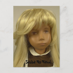 Cartão Postal Sasha Puppe No Navel Postkarte