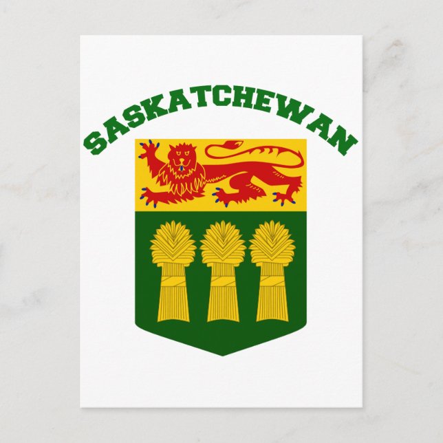 CARTÃO POSTAL SASKATCHEWAN (Frente)