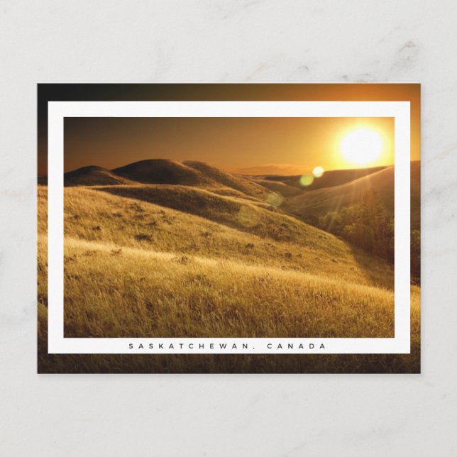 Cartão Postal Saskatchewan, Canadá (Frente)