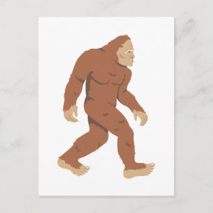 Cartão Postal Sasquatch