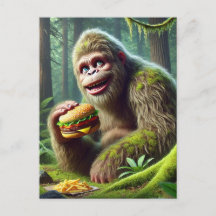 Sasquatch e Floresta de Cheesburger e Fries