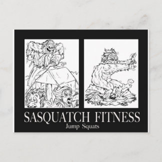 Cartão Postal Sasquatch Malhação Series Pic #1 JUMP SQUATS