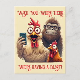 Cartão Postal “Sasquatch & The Crew” Postcard