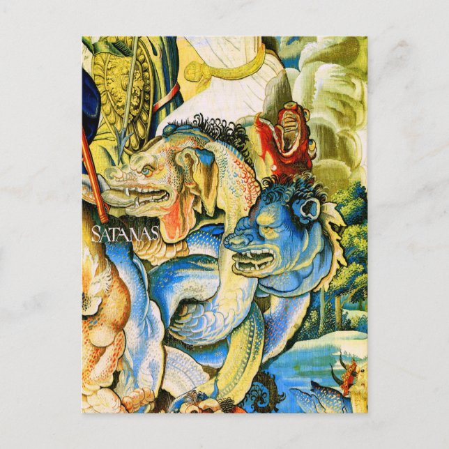 Cartão Postal Satanas (Satã), Fine Willem de Pannemaker (Frente)