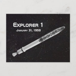 Cartão Postal Satélite do Explorer 1
