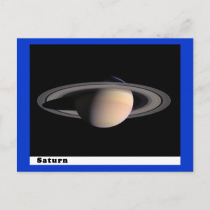 Cartão Postal Saturno com Anéis