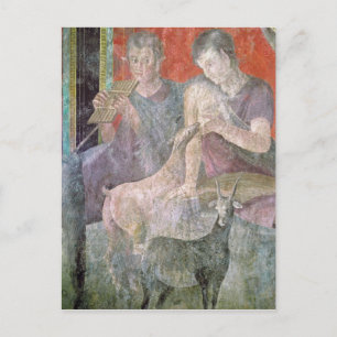 Cartão Postal Satyr e Nymph