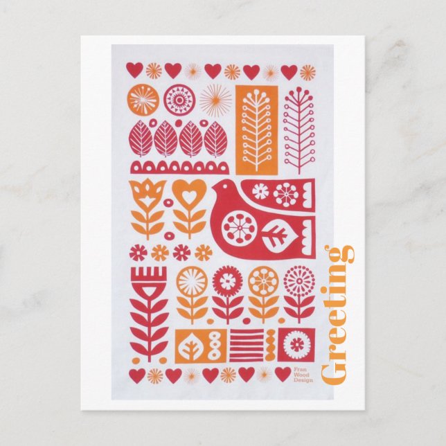 Cartão postal - Saudação (Frente)