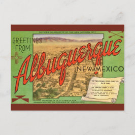 Cartão Postal Saudação da Praça Albuquerque NM