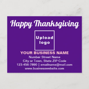 Cartão Postal Saudação de Ação de Graças de Negócios no Cartão-P