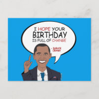 Saudação de Barack Obama - Feliz Aniversário
