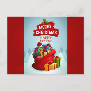 Cartão Postal Saudação de Feriados Felizes