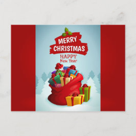 Cartão Postal Saudação de Feriados Felizes