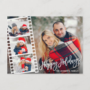 Cartão Postal Saudação de Foto do Escoteiro Moderno de Natal 4