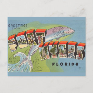 Cartão Postal Saudação de Ft. Myers