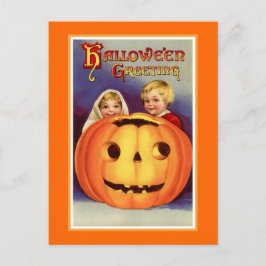 Cartão Postal "Saudação de Halloween"