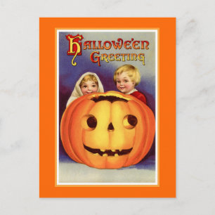 Cartão Postal "Saudação de Halloween"
