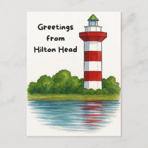 Cartão Postal Saudação de Hilton Head Island 2025