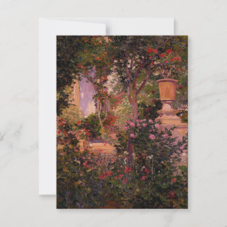 Cartão Postal Saudação de Jardim