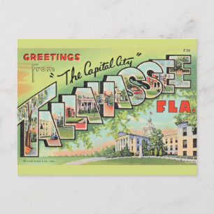 Cartão Postal Saudação de Tallahassee Flórida