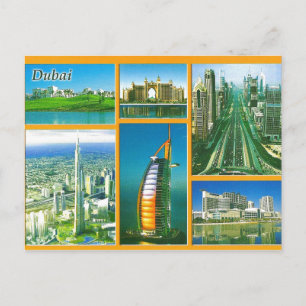 Cartão Postal Saudação do Cartão-postal de Dubai