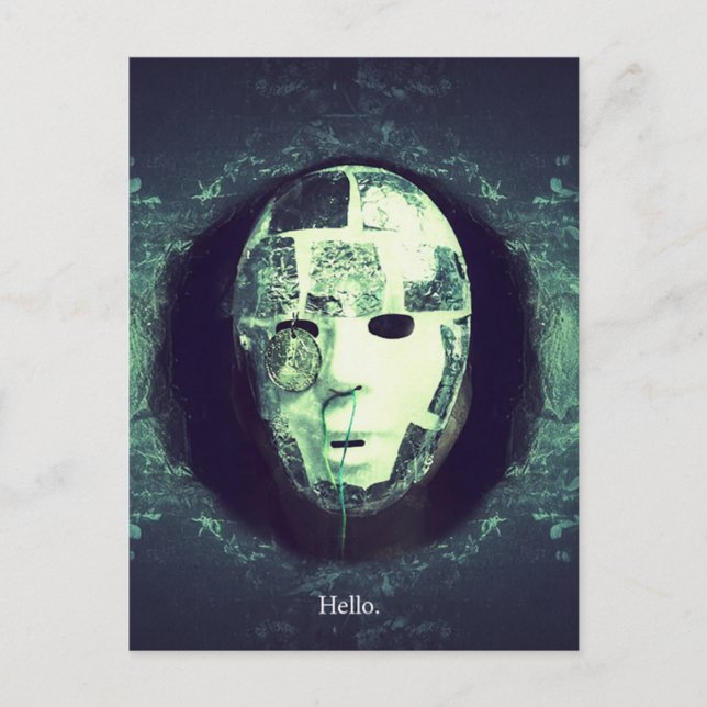 Cartão Postal Saudação Fragmentada (Frente)