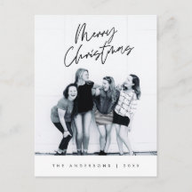 Saudação Moderna, Feliz Natal Família Foto Pos