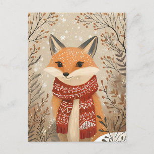 Cartão Postal Saudação Natalina Gnomo Fofo de Natal