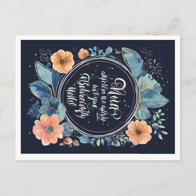 Cartão Postal Saudações (Frente)