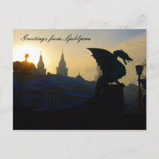 Cartão Postal saudações aos dragões