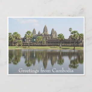Cartão Postal saudações cambojanas