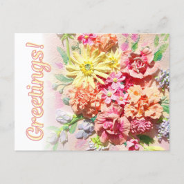 Cartão Postal Saudações Cheias do Cartão-Postal!