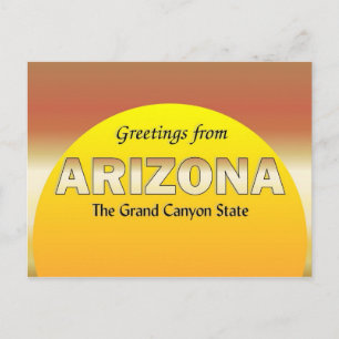 Cartão Postal Saudações da Arizona