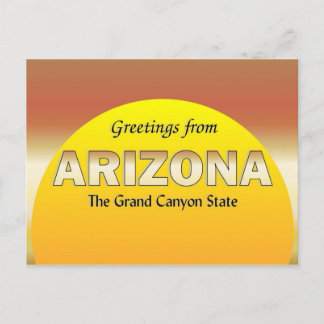 Cartão Postal Saudações da Arizona
