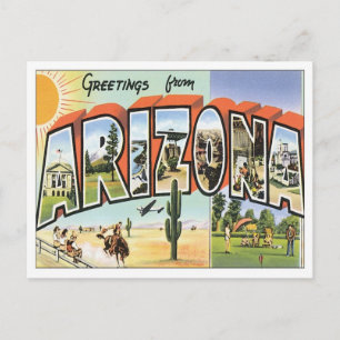 Cartão Postal Saudações Da Arizona