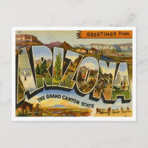 Cartão Postal Saudações Da Arizona