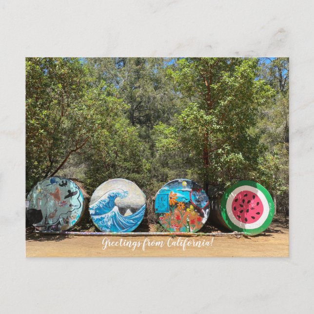 Cartão Postal Saudações da Califórnia! (Frente)