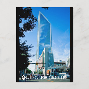 Cartão Postal Saudações da Charlotte!