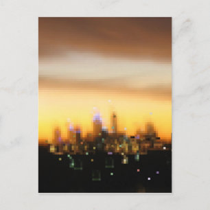 Cartão Postal saudações da cidade grande